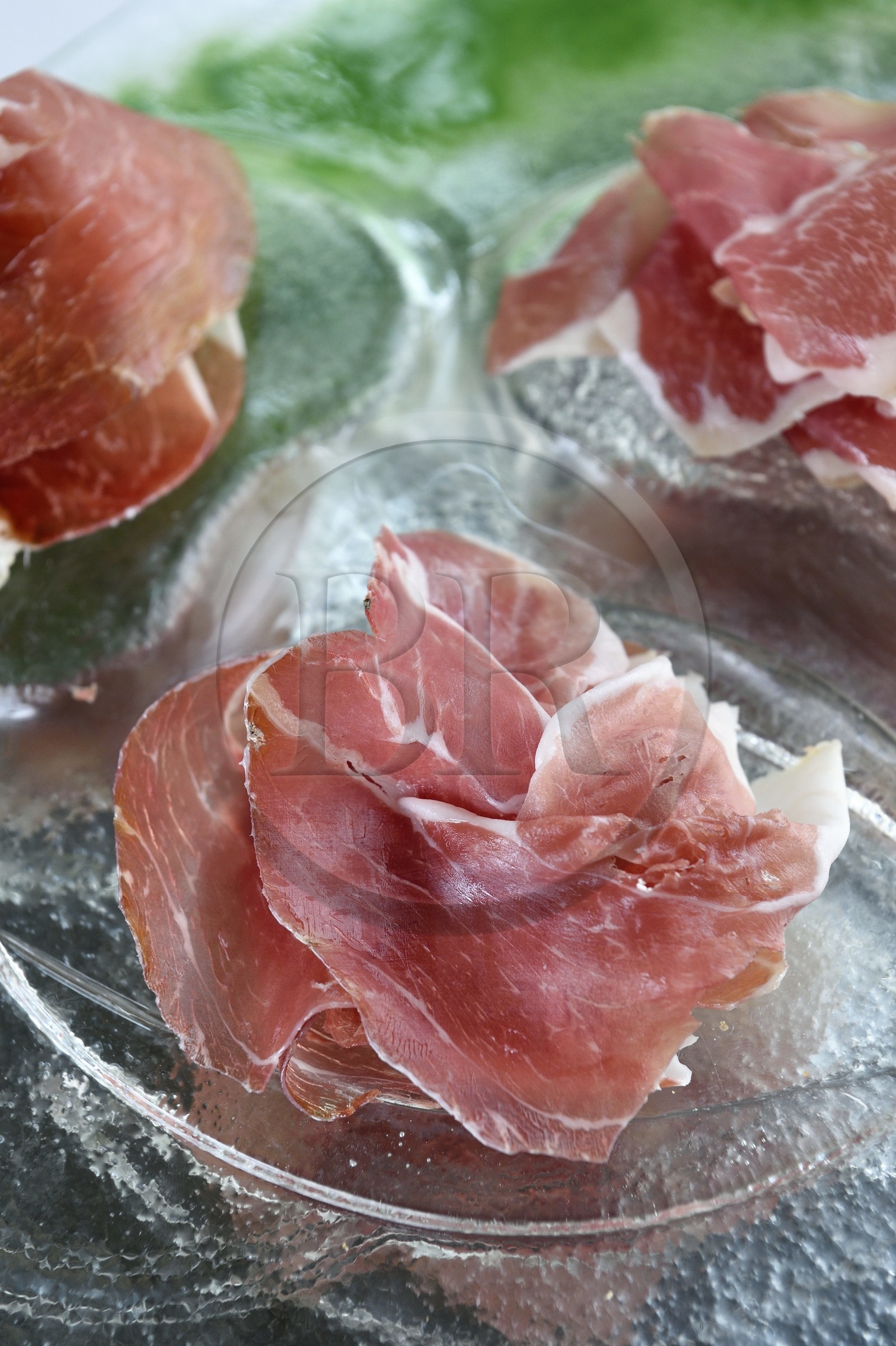 Italy, Emilia Romagna, Polesine Zibello near Parma, Antica Corte Pallavicina, culatello, traditional ham of Parma