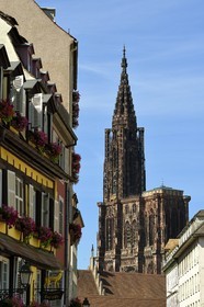 France, Bas Rhin, Strasbourg, old town listed as World Heritage by UNESCO, Notre Dame Cathedral