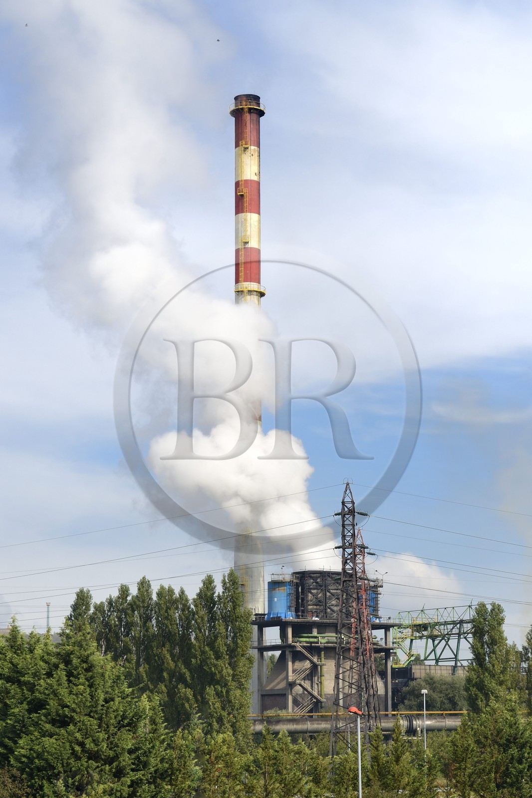 France, Moselle, Fensch Valley, Florange, powerhouse