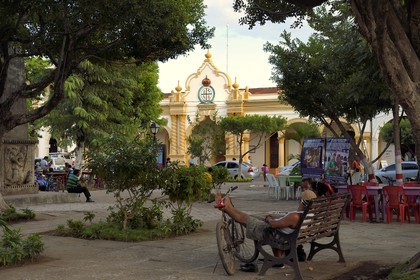 Nicaragua, Granada, parque Central (Parque Colon), le Palacio Municipal
