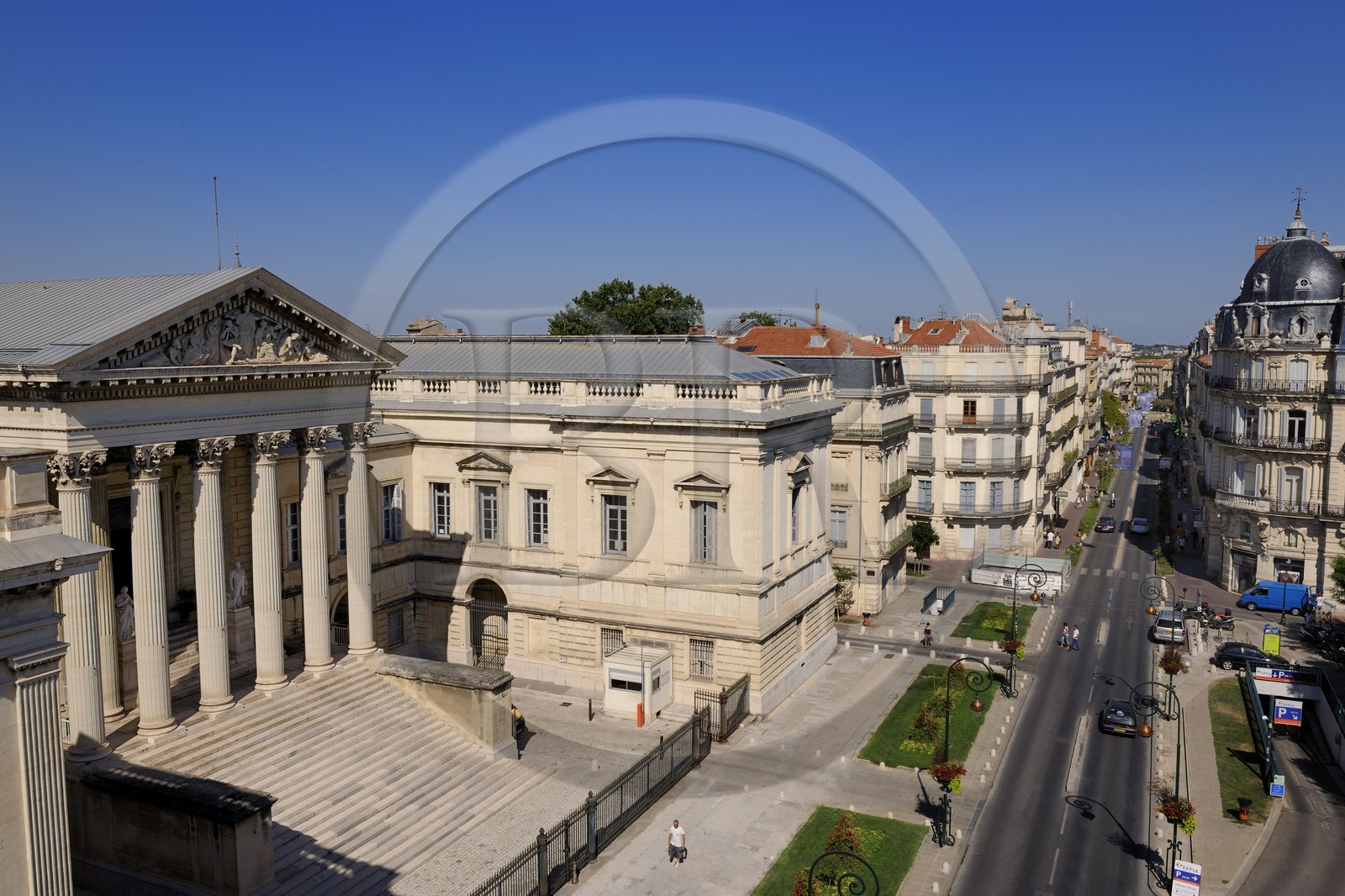 France, Herault, Montpellier, the Ecusson, the Courthouse on Foch street
