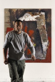 France, Paris, Workshop of the painter Fred Kleinberg