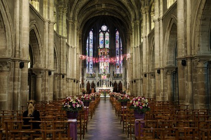 France, Vosges, Epinal, Saint-Maurice Basilica