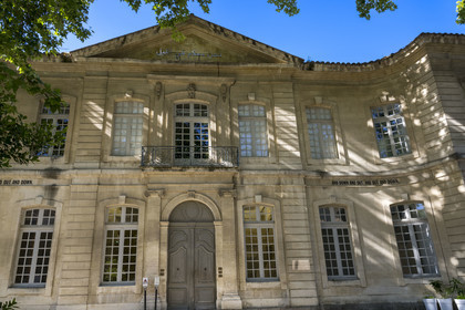 France, Vaucluse (84), Avignon, Collection Lambert, Musée d'Art Contemporain, aménagé dans les hôtels particuliers de Caumont et de Montfaucon du XVIIIe siècle