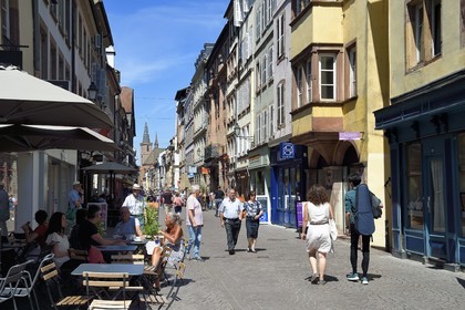 France, Bas Rhin, Strasbourg, old town listed as World Heritage by UNESCO, Grand'rue, historical axis on the old Roman road