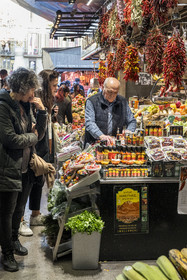 Spain, Catalonia, Barcelona, Las Ramblas, the Boqueria market
