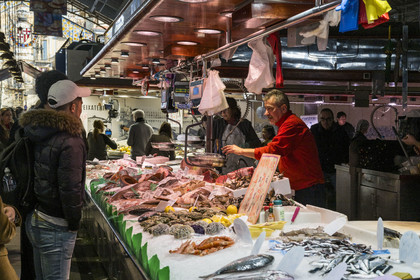 Espagne, Catalogne, Barcelone, Las Ramblas, le marché de la Boqueria