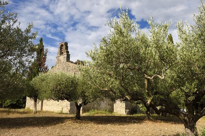 France, Var (83), Draguignan, la chapelle Saint Hermentaire du VIème siècle