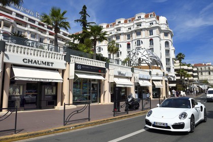 France, Alpes-Maritimes, Cannes, the Majestic hotel from the groupe Barrière on the boulevard de la Croisette