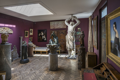 France, Paris (75), le musée du sculpteur Antoine Bourdelle, l'ancien atelier de peinture
