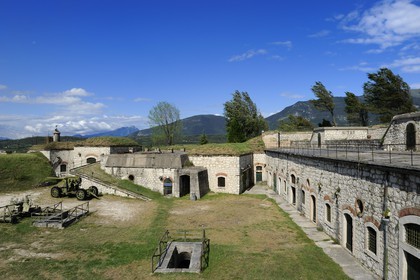 Italy, Verona province, Rivoli Veronese, the austrian fort (1850) built on the site of the Napoleonic battle of Rivoli