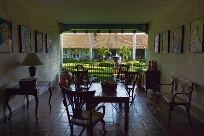 Nicaragua, Leon, hotel El Convento dans l'ancien couvent de San Francisco fondé en 1639