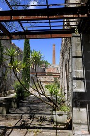 France, Hérault (34), Villeneuvette, ancienne manufacture royale, les ruines de l'usine