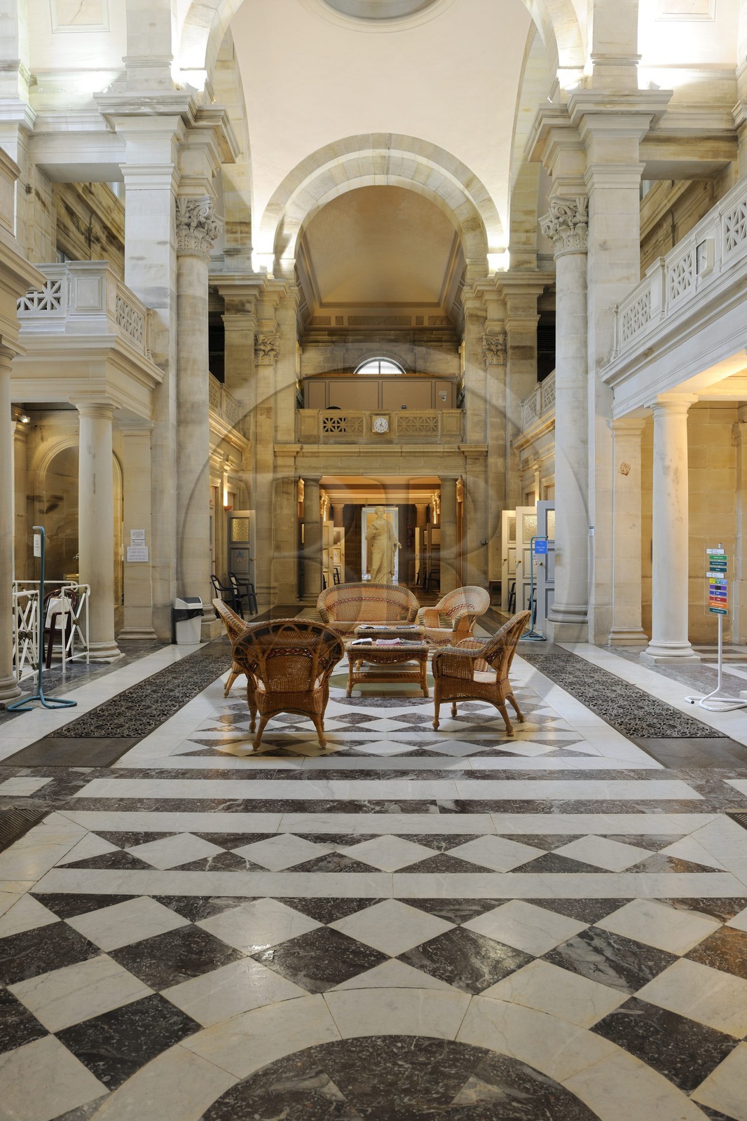 France, Vosges, Plombieres les Bains Spa and health Resort, Napoleon's thermes