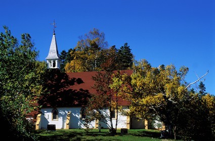 Canada, province de Québec, Gaspésie, Coin du Banc, église anglicane Saint Lukes