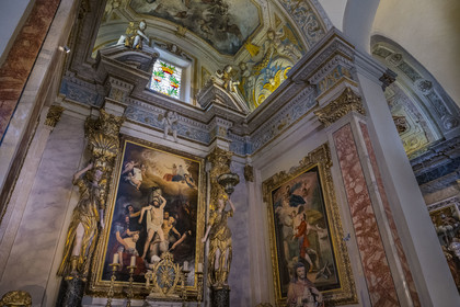 France, Alpes-Maritimes, Nice, listed as World Heritage by UNESCO, Old Nice, Sainte Reparate Cathedral, chapel of the Quatres-Saints-Couronnés