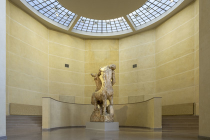 France, Paris, the museum of the sculptor Antoine Bourdelle, plaster hall, Dying Centaur