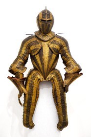 France, Var (83), Draguignan, Musée municipal, armure de Francois de Montmorency datant du XVIème siècle