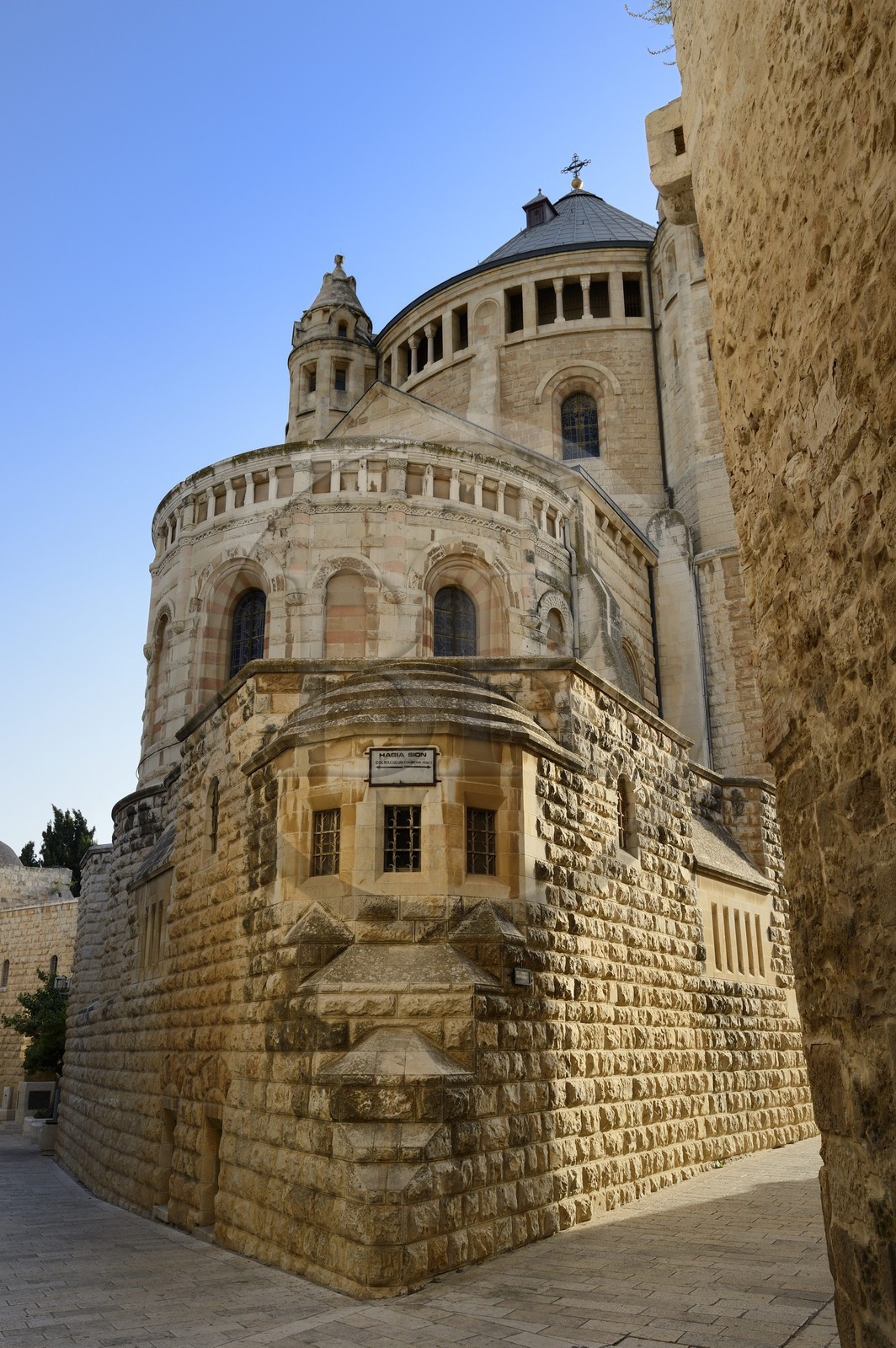 Israel, Jérusalem, ville sainte, vieille-ville classée Patrimoine Mondial de l'UNESCO, Mont Sion, l'église de la Dormition