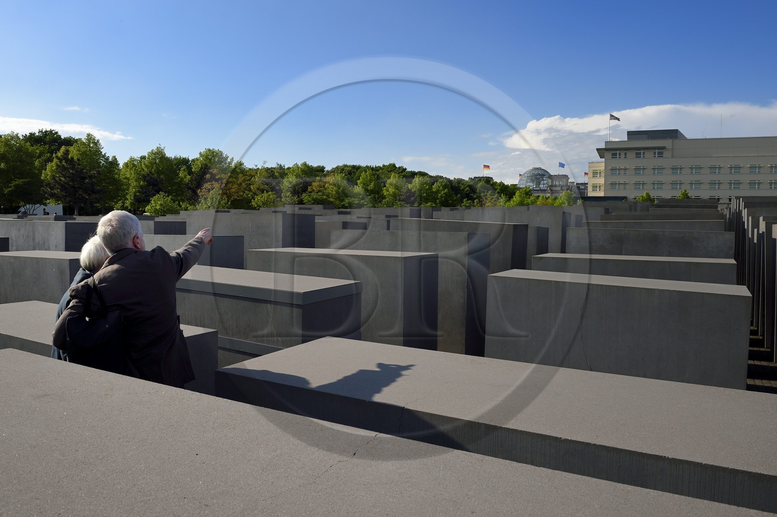 Allemagne, Berlin, Berlin-Mitte, Holocaust-Mahnmal, Mémorial des victimes de la Shoah de l'architecte Peter Eisenmann
