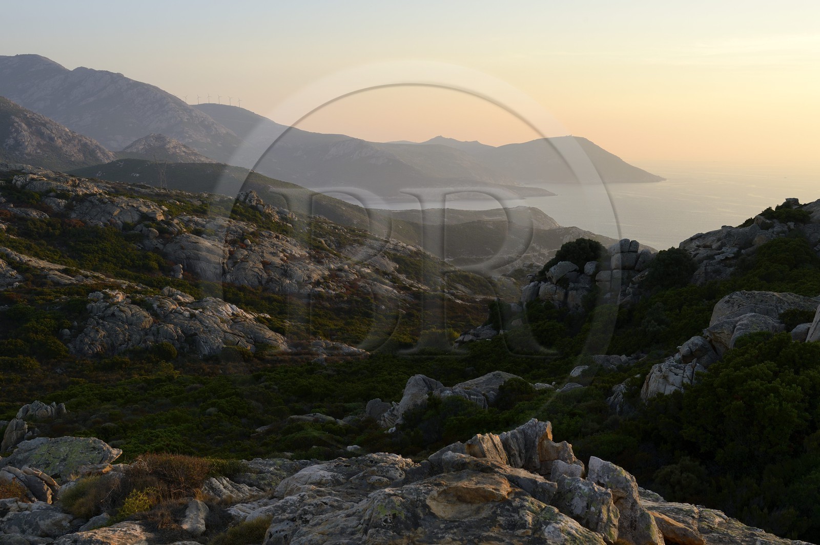 France, Haute Corse, the coast west of Calvi