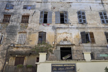 France, Haute-Corse (2B), Bastia, Palais Cardi dans la rue des Terrasses