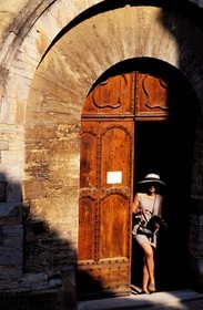 France, Var, church in the village of Grimaud