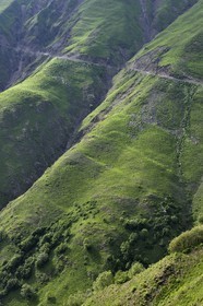 Georgia, Kakheti, Tusheti region, the spectacular track connecting Telavi to Omalo through the Abano Pass at 2826 metres