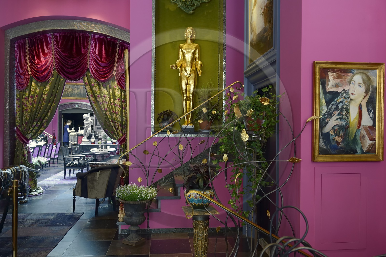 Suède, Västra Götaland, Göteborg (Gothenburg), Dorsia Hotel, le lobby