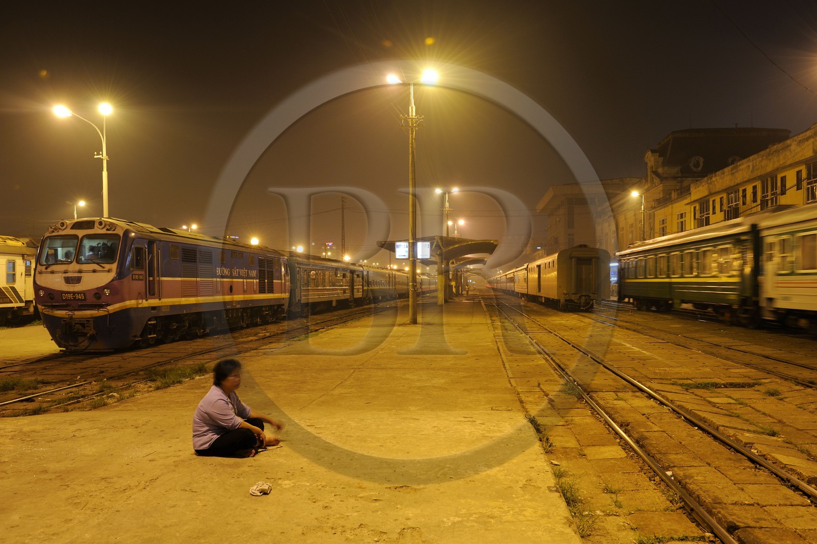 Vietnam, Hanoï, gare centrale