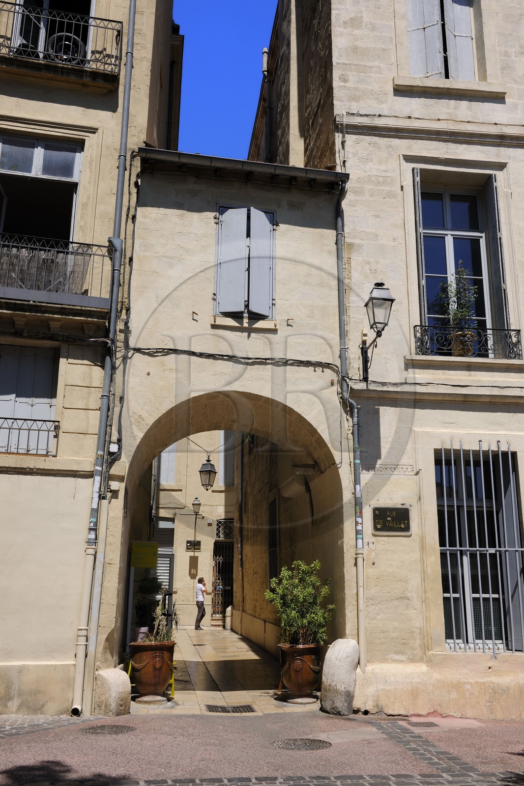 France, Hérault (34), Montpellier, centre historique, l'Ecusson, rue Voltaire