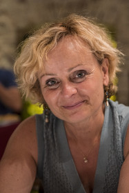 France, Alpes-Maritimes, Nice, old town, Restaurant Acchiardo in Rue Droite, designer, illustrator and book author Sylvie T