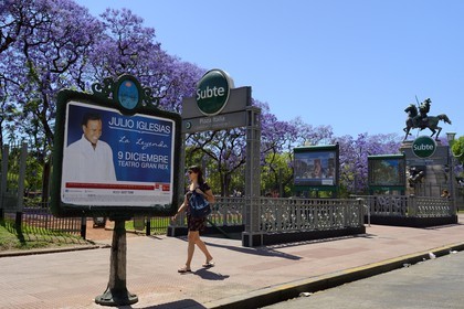 Argentine, Buenos Aires, quartier Palermo, station de metro