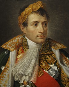 Italie, Lombardie, Milan, musée du Risorgimento (Museo del Risorgimento), Napoléon Empereur et Roi d'Italie par le peintre Andrea Appiani