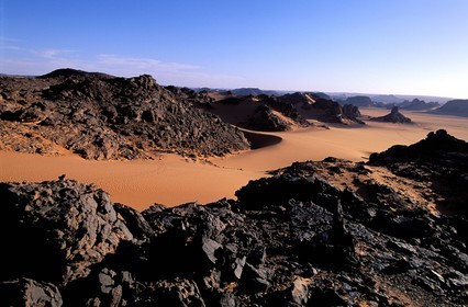 Libye, région du désert, Le Fezzan (Sahara), Massif de la Tadrart-Akakus