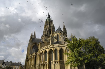 France, Calvados, Bayeux, Notre Dame cathedral