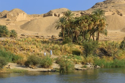 Egypt, Upper Egypt, Nile Valley, the Nile river between Edfou and Kom Ombo