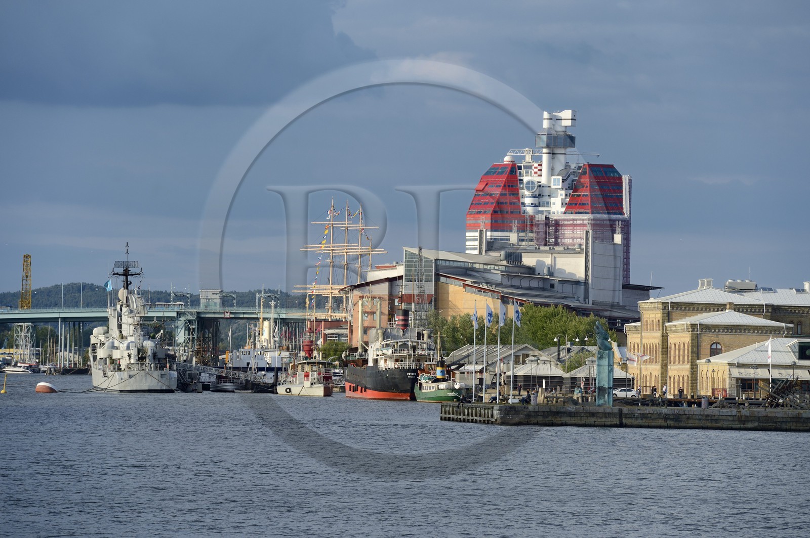 Suède, Västra Götaland, le port de Göteborg (Gothenburg)
