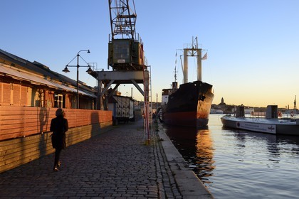 Suède, Västra Götaland, Göteborg (Gothenburg),  le parc maritime de navires historiques Maritiman dans le vieux port
