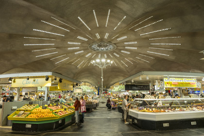France, Charente-Maritime (17), Royan, marché central (1955) des architectes Louis Simon et André Morisseau