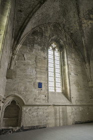 France, Vaucluse, Avignon, Palais des Papes (Palace of the Popes) classified as UNESCO World Heritage, Wardrobe Tower, Saint-Michel chapel, private chapel of the Pope
