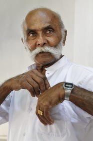 Sri Lanka, center province, Kandy, a pilgrim