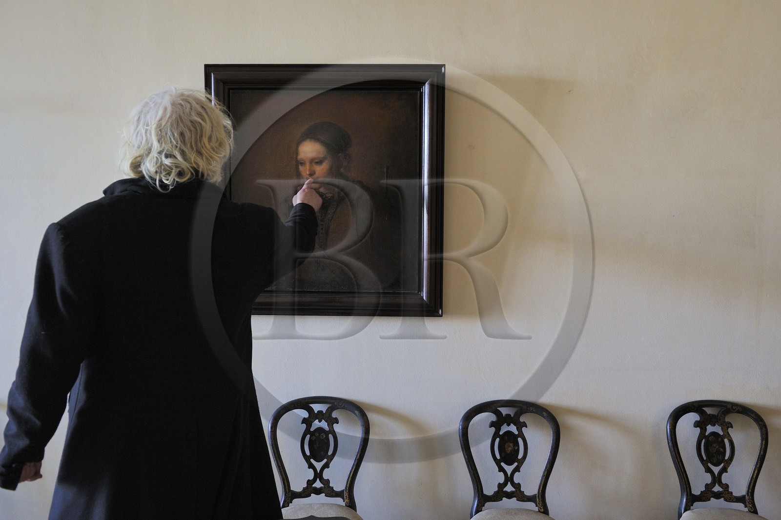 France, Yvelines (78), Maisons-Laffitte, le peintre suédois Odd Nerdrum