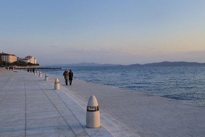 Croatia, Dalmatia, Dalmatian Coast, Zadar, the Riva seaside promenade
