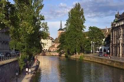 France, Bas Rhin, Strasbourg, old town listed as World Heritage by UNESCO, the quai Saint-Thomas