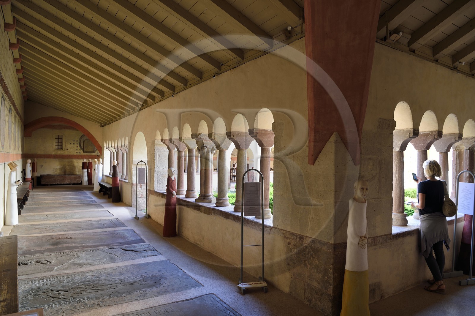 France, Bas Rhin, Strasbourg, old town listed as World Heritage by UNESCO, Saint Pierre le Jeune protestant church, the 14th century cloister