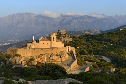 France, Haute-Corse (2B), Calvi, chapelle Notre-Dame de la Serra (1479)