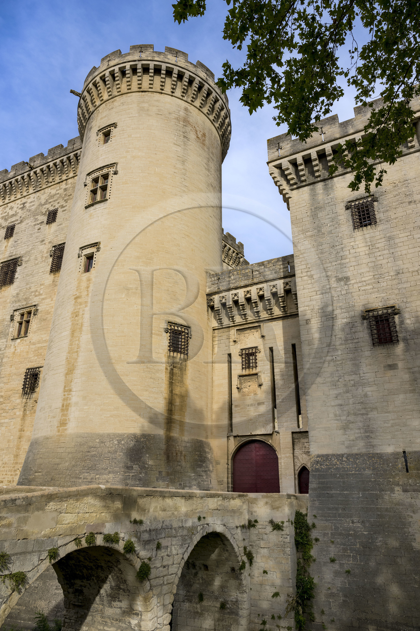 France, Bouches du Rhone, Tarascon, King René's castle dating from the 15th century, former drawbridge