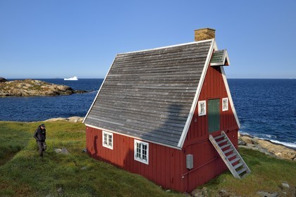 Groenland, cote ouest, baie de Baffin, Upernavik, l'ancienne tonnellerie à coté du musée