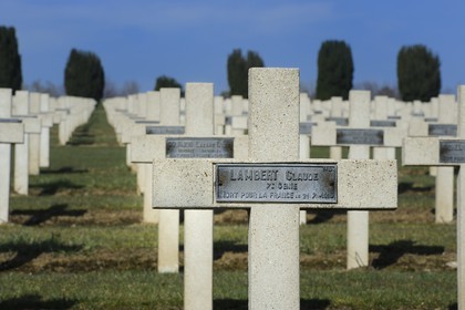 France, Meuse, Douaumont, battle of Verdun, ossuary of Douaumont, national necropolis